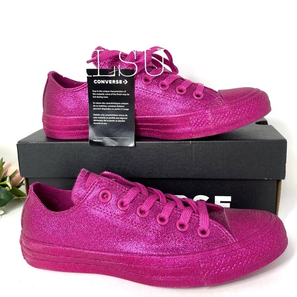 Converse Ctas Low Top Fuchsia Red W AUTHENTIC - Picture 2 of 7